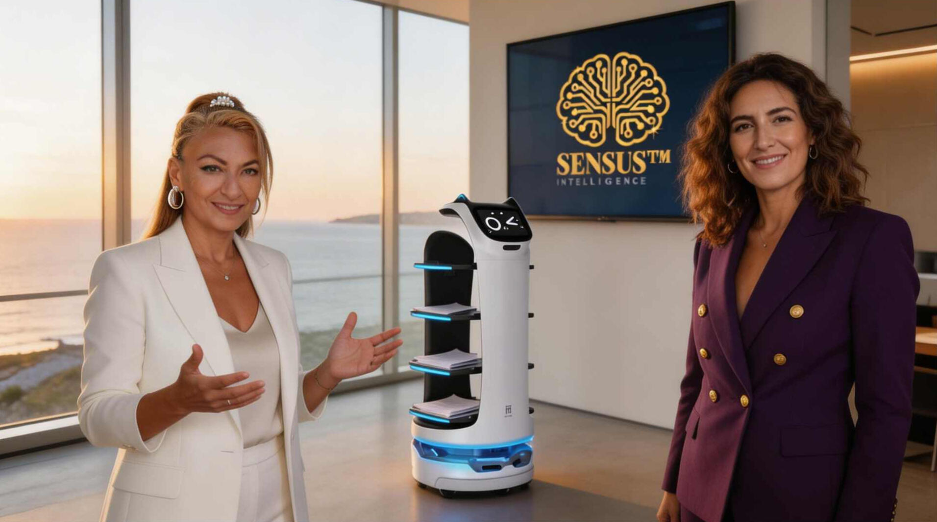 Fulvia Scoppa CEO Sensus Intelligence - Begoña Merino Simon Partner Sensus Robótica